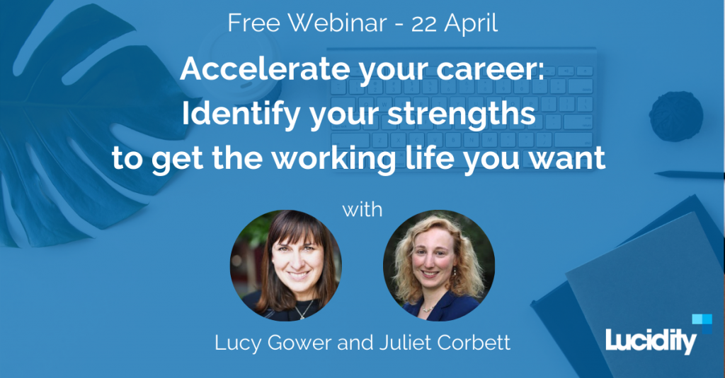 Accelerate your career webinar with Lucy Gower and Juliet Corbett